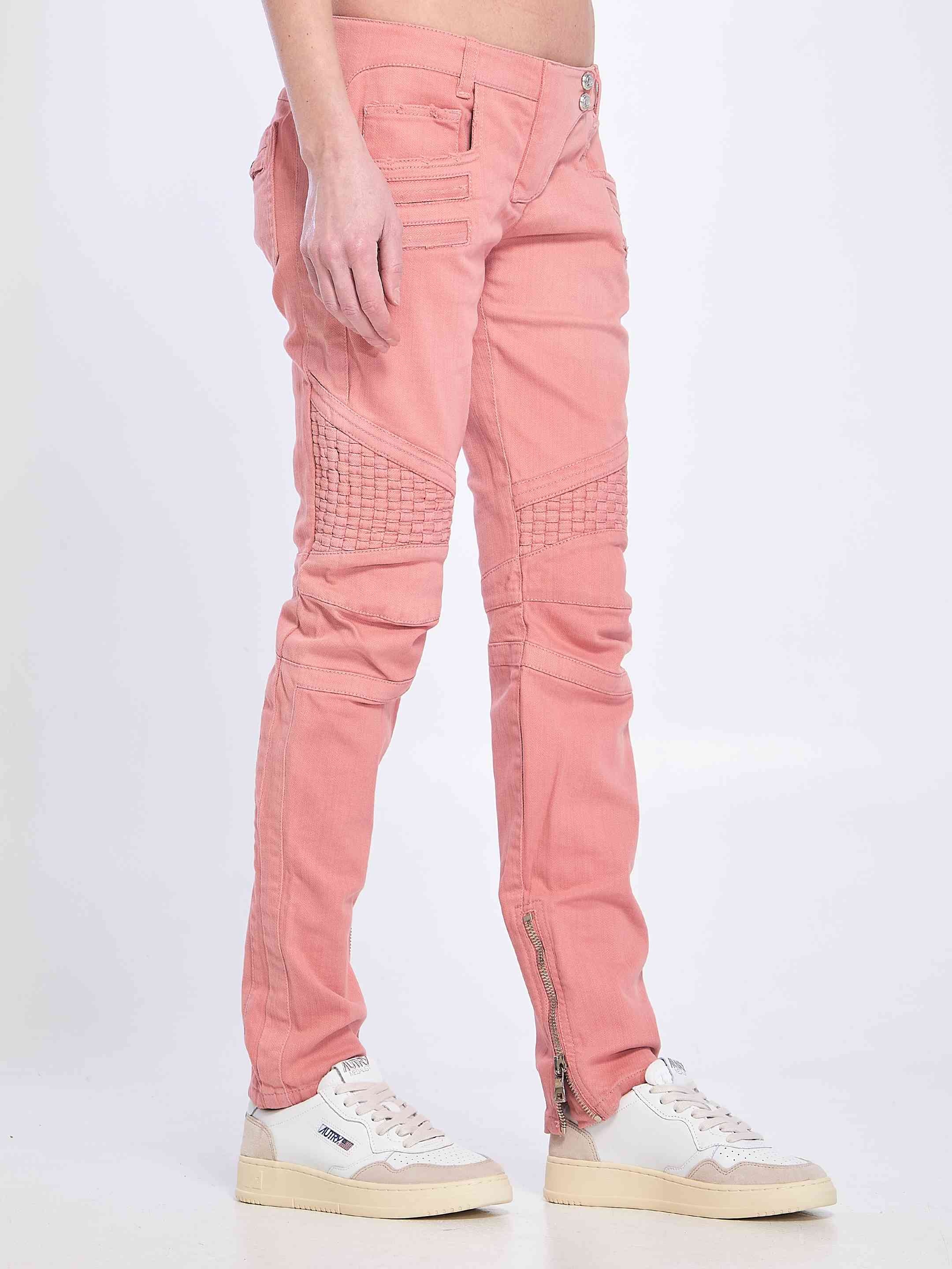 Balmain Women Pink Jeans - 3