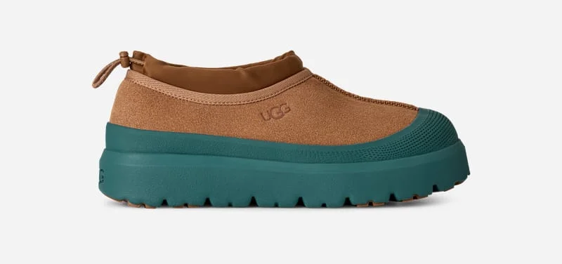 ® Men's Tasman Weather Hybrid Suede Shoes in Chestnut/Marina Blue - 1