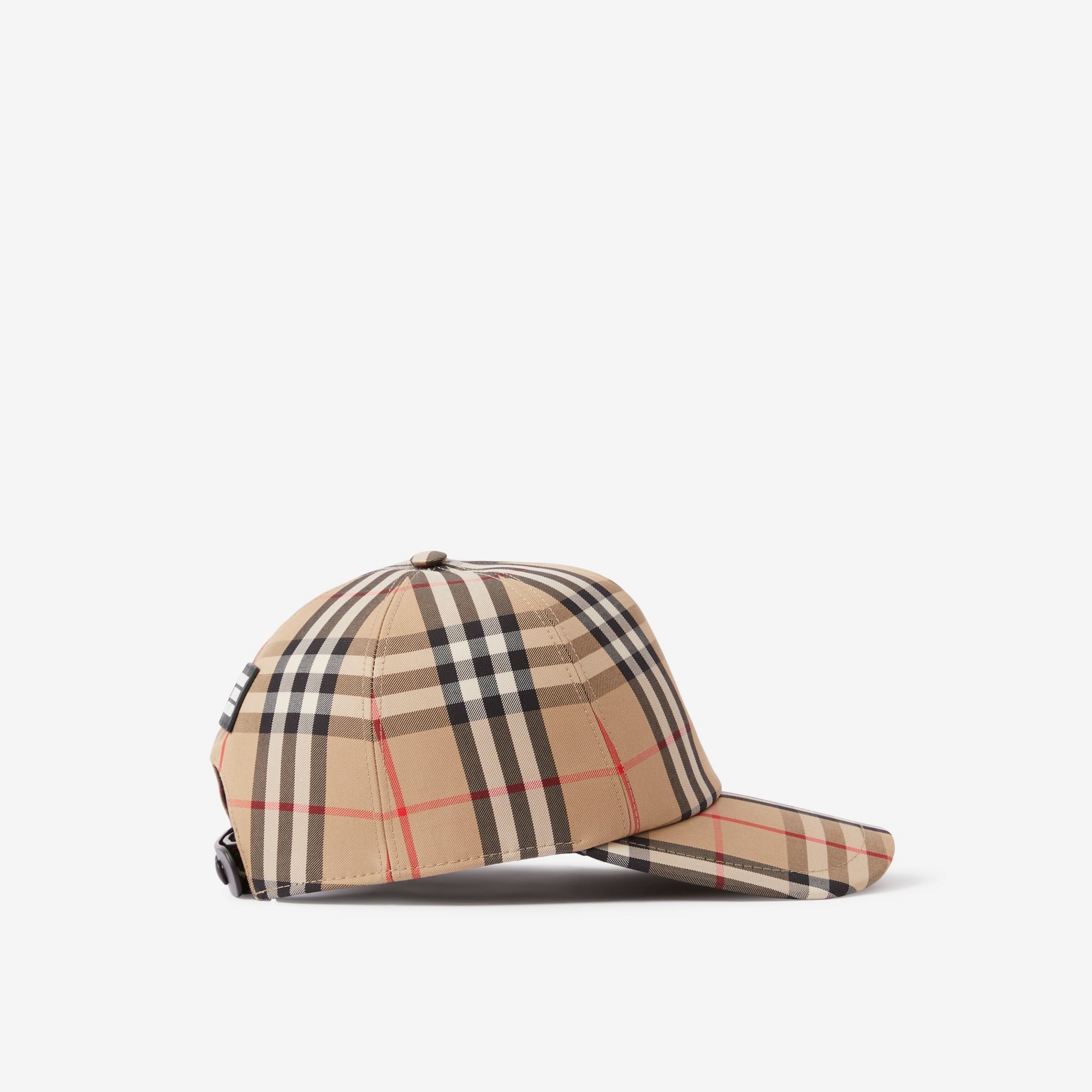 Logo Appliqué Vintage Check Cap - 2