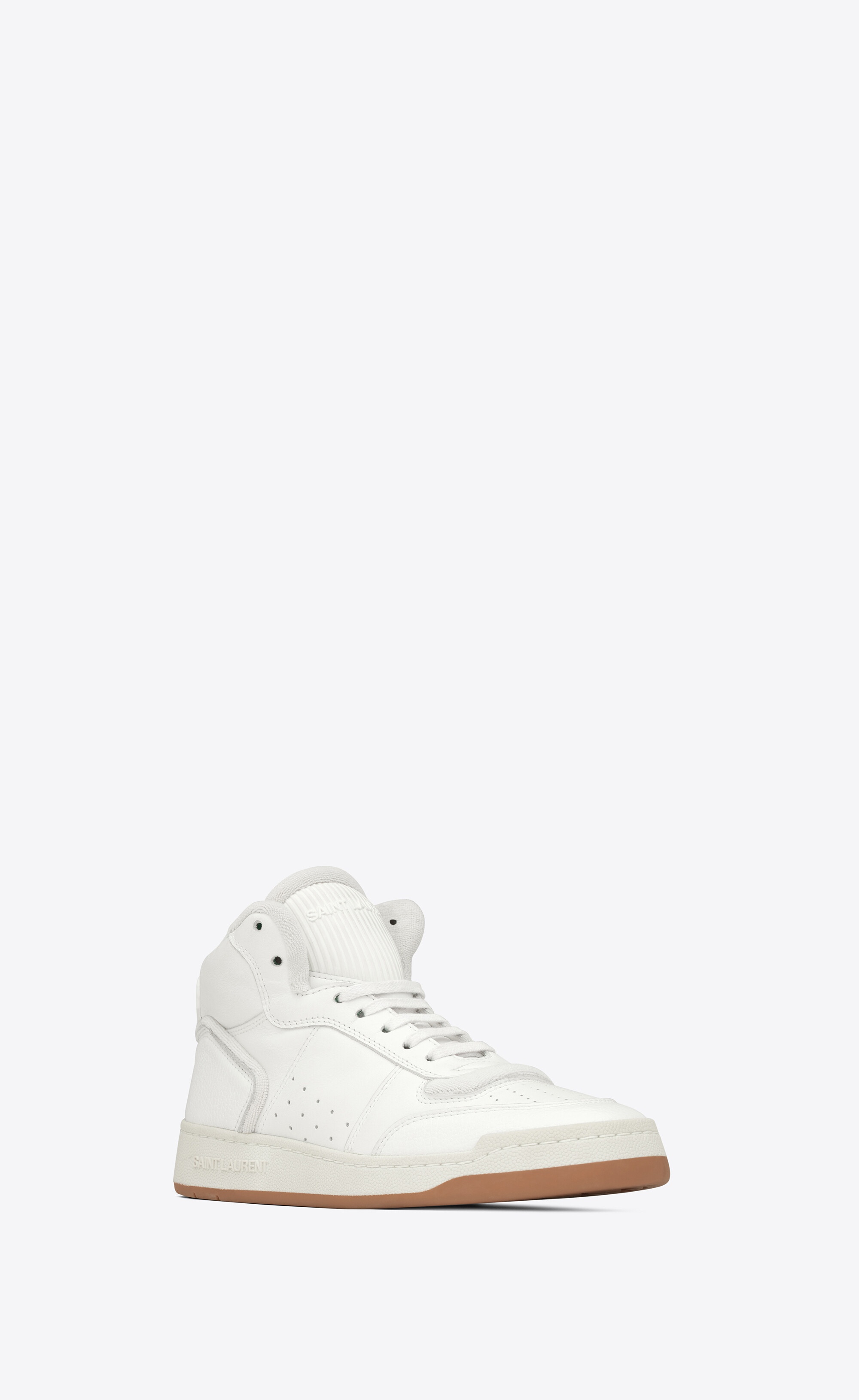 sl/80 mid-top sneakers in smooth and grained leather - 4
