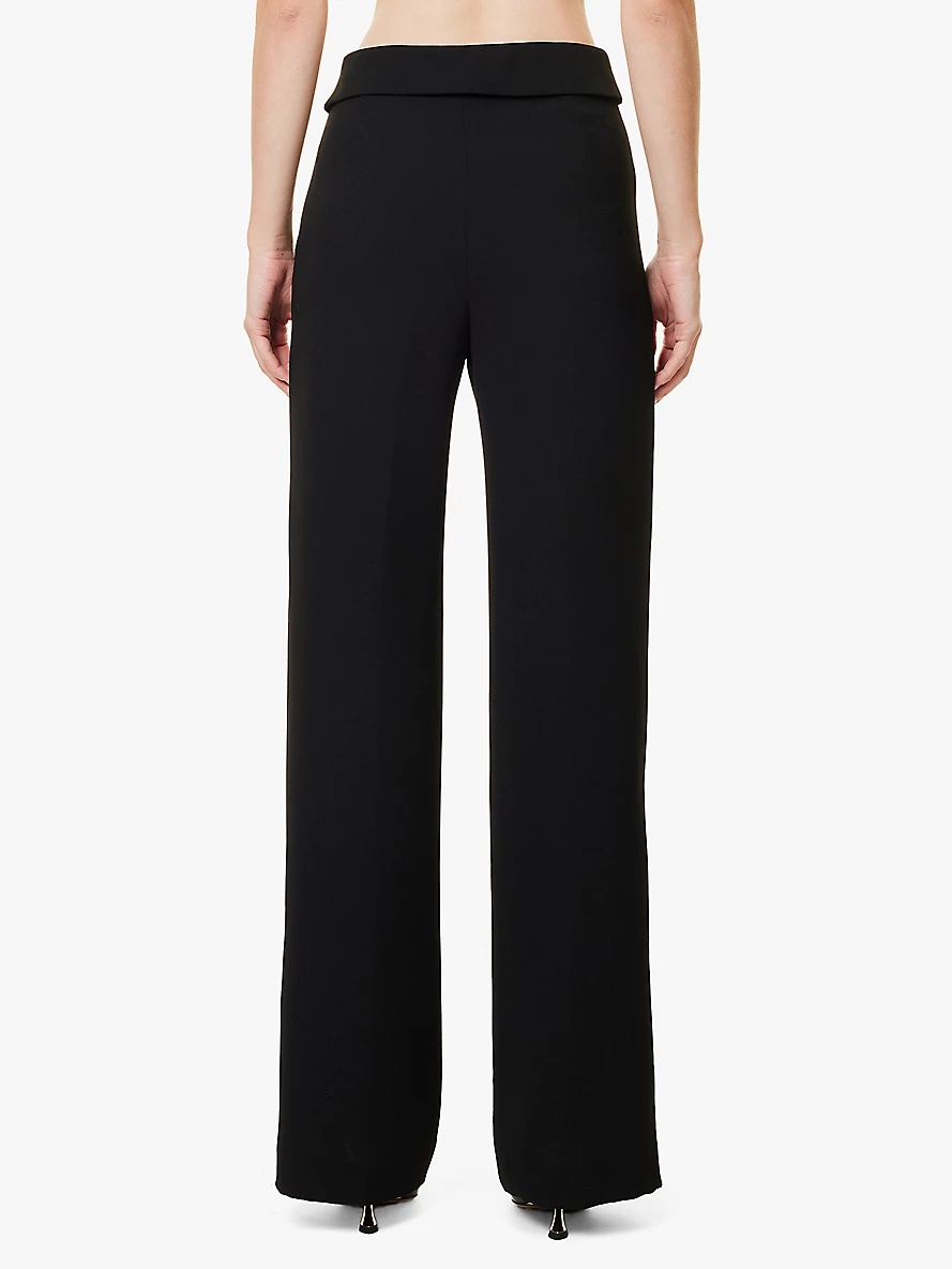 Pantera high-rise straight-leg woven trousers - 4