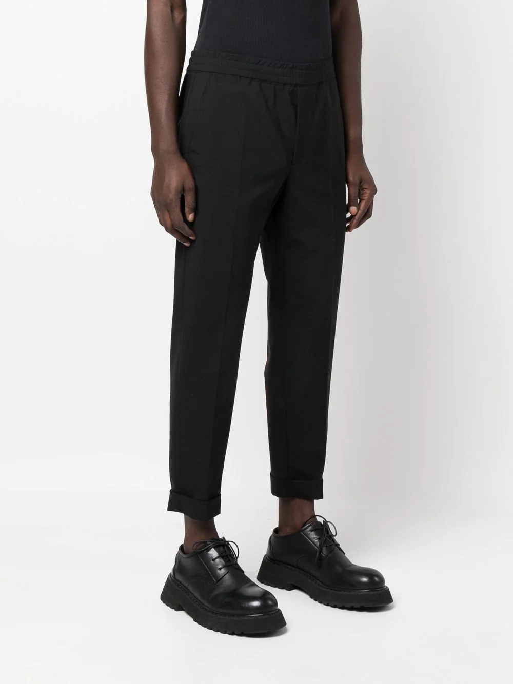 tapered cropped trousers - 3