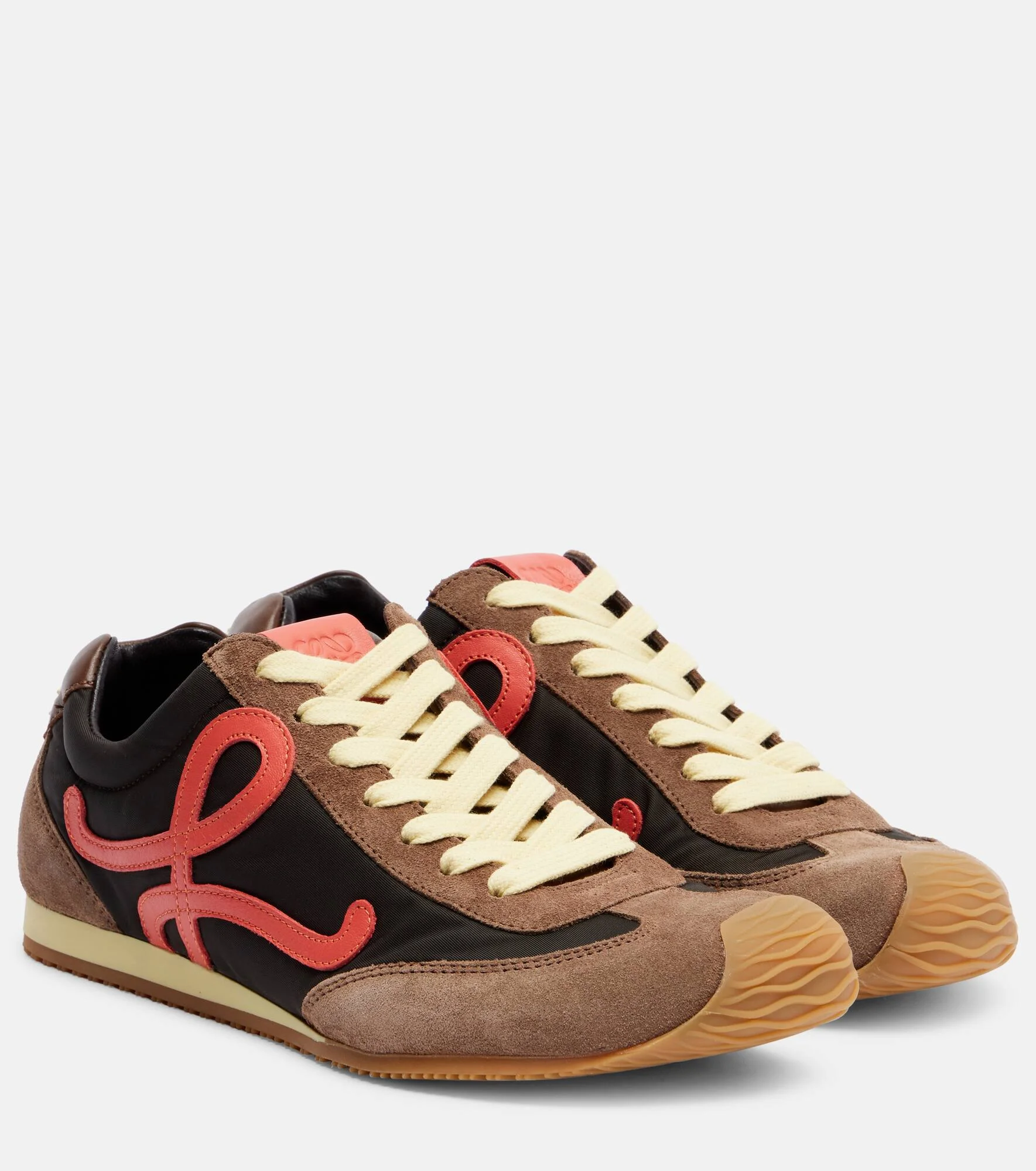 Ballet Runner 2.0 suede-trimmed sneakers - 1