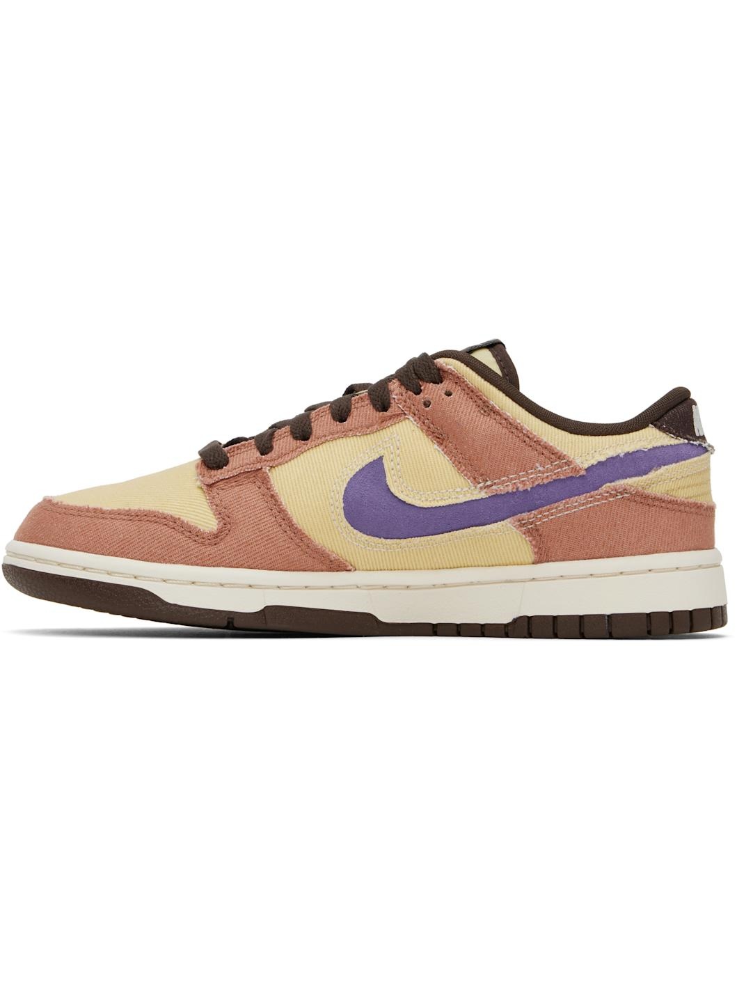 Tan & Beige Dunk Low Retro SE Sneakers - 3