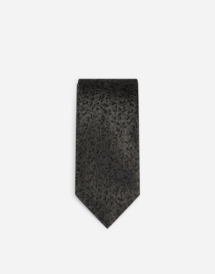 6 cm blade tie in jacquard silk - 2