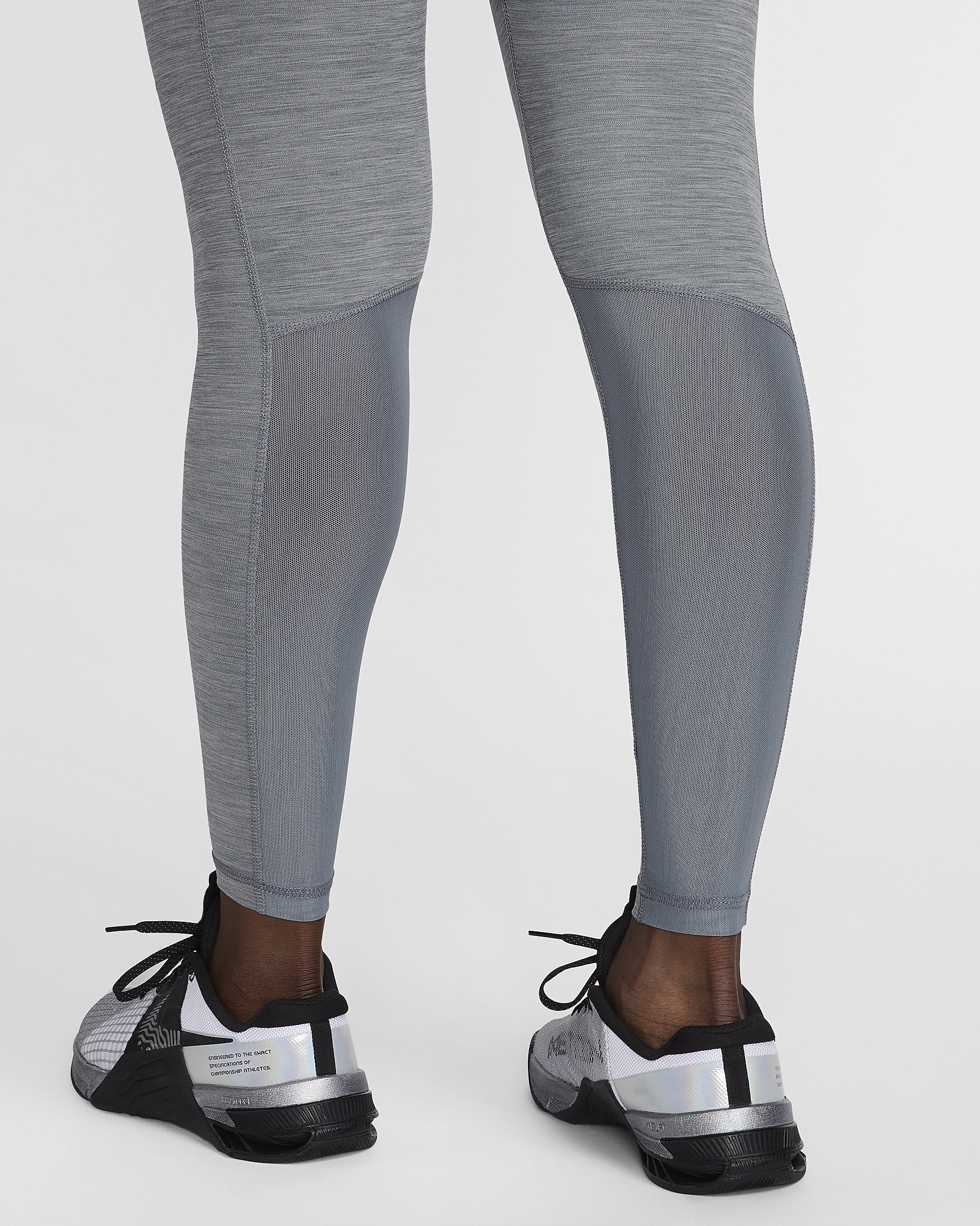 Nike Pro Women's Mid-Rise Mesh-Paneled Leggings - 5