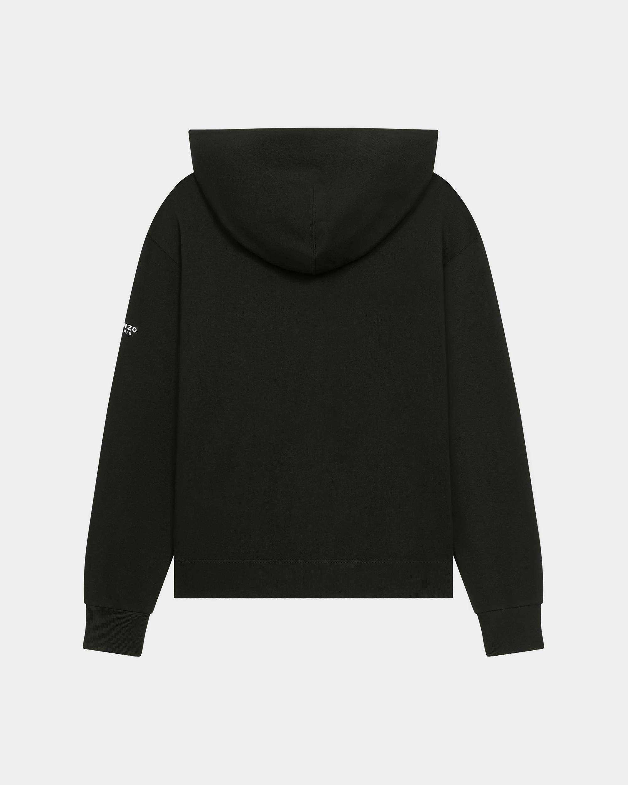 'Lucky Tiger Crest' embroidered zip-up hoodie - 2
