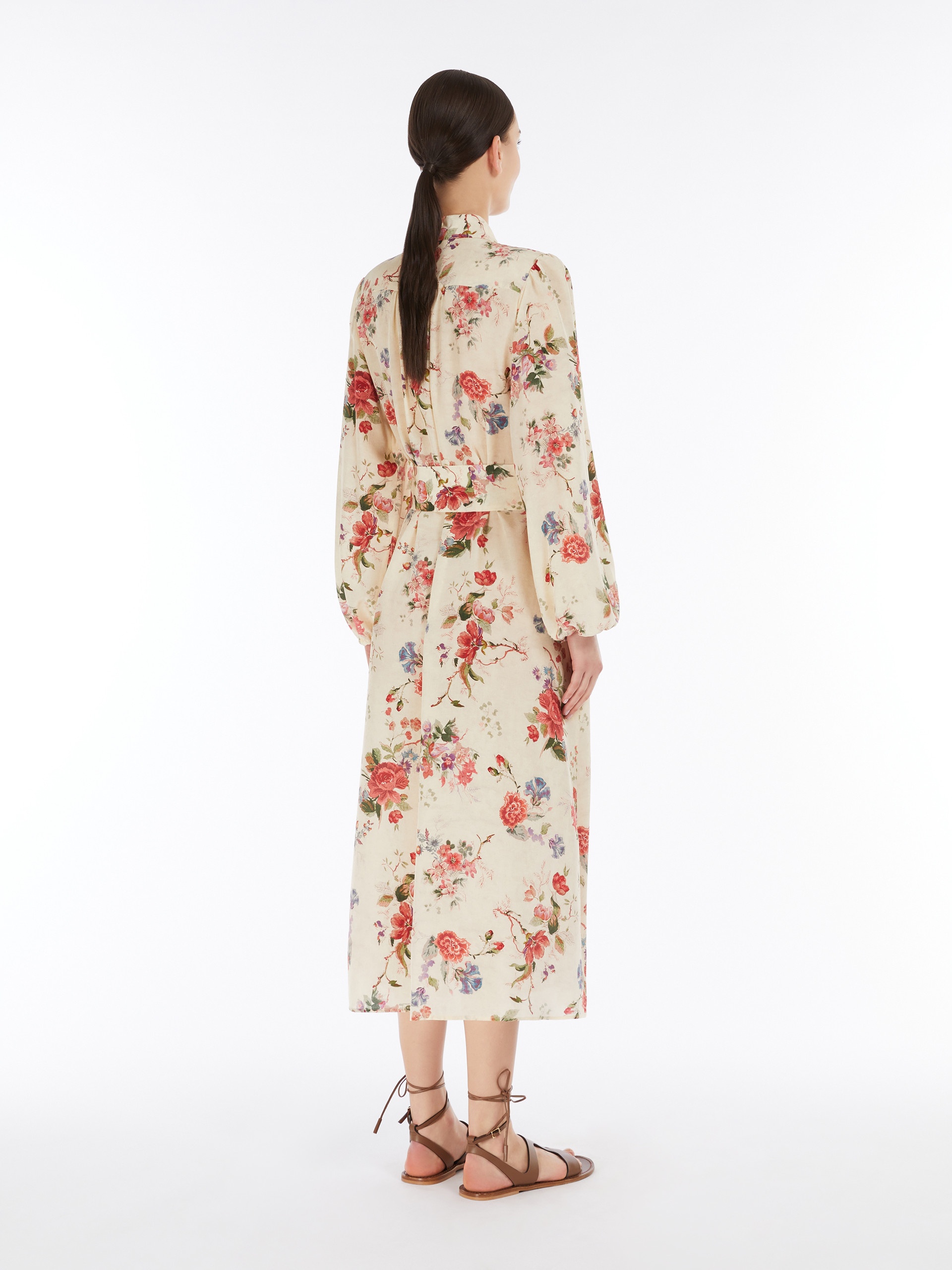 WALES Silk crêpe de Chine shirt dress - 4