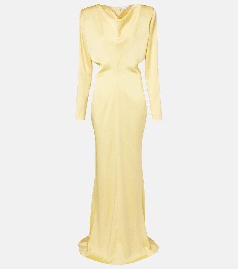 Satin gown 1
