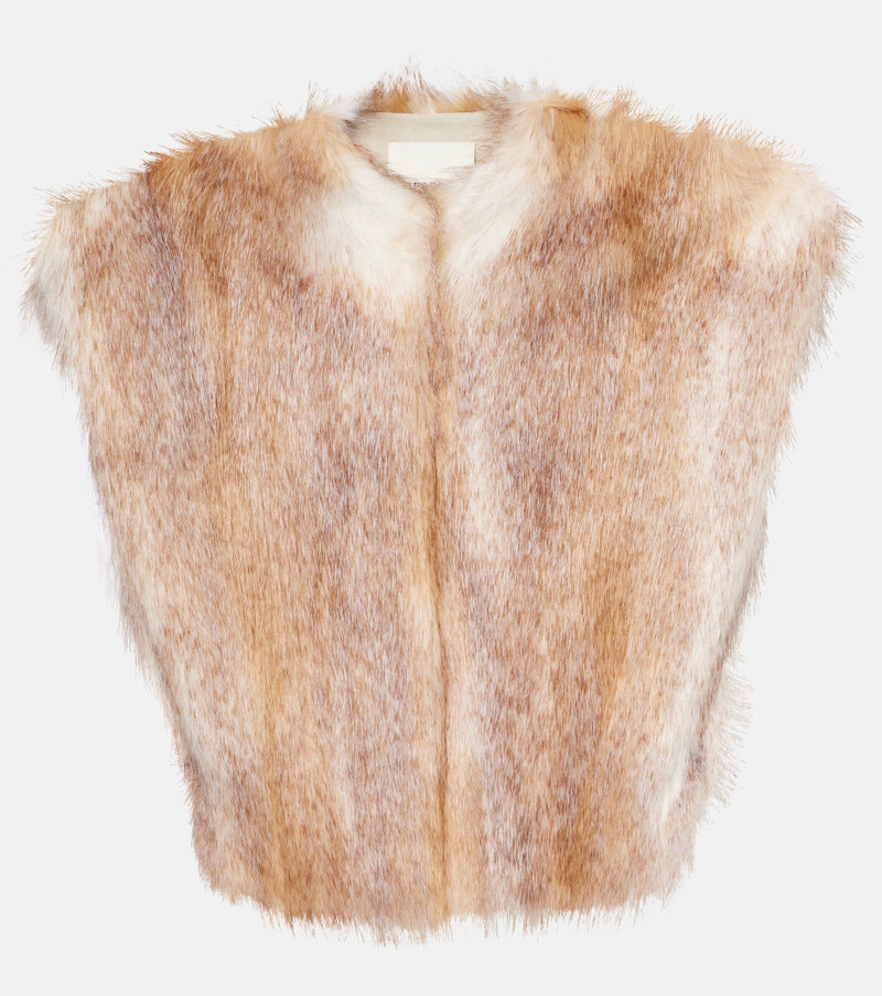 Alexina faux fur vest 1