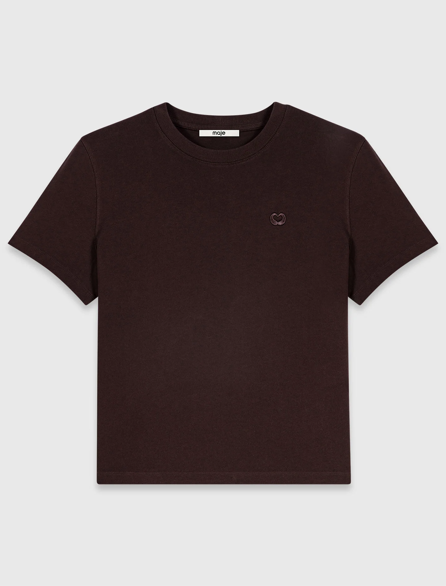 T-shirt with embroidered logo - 1