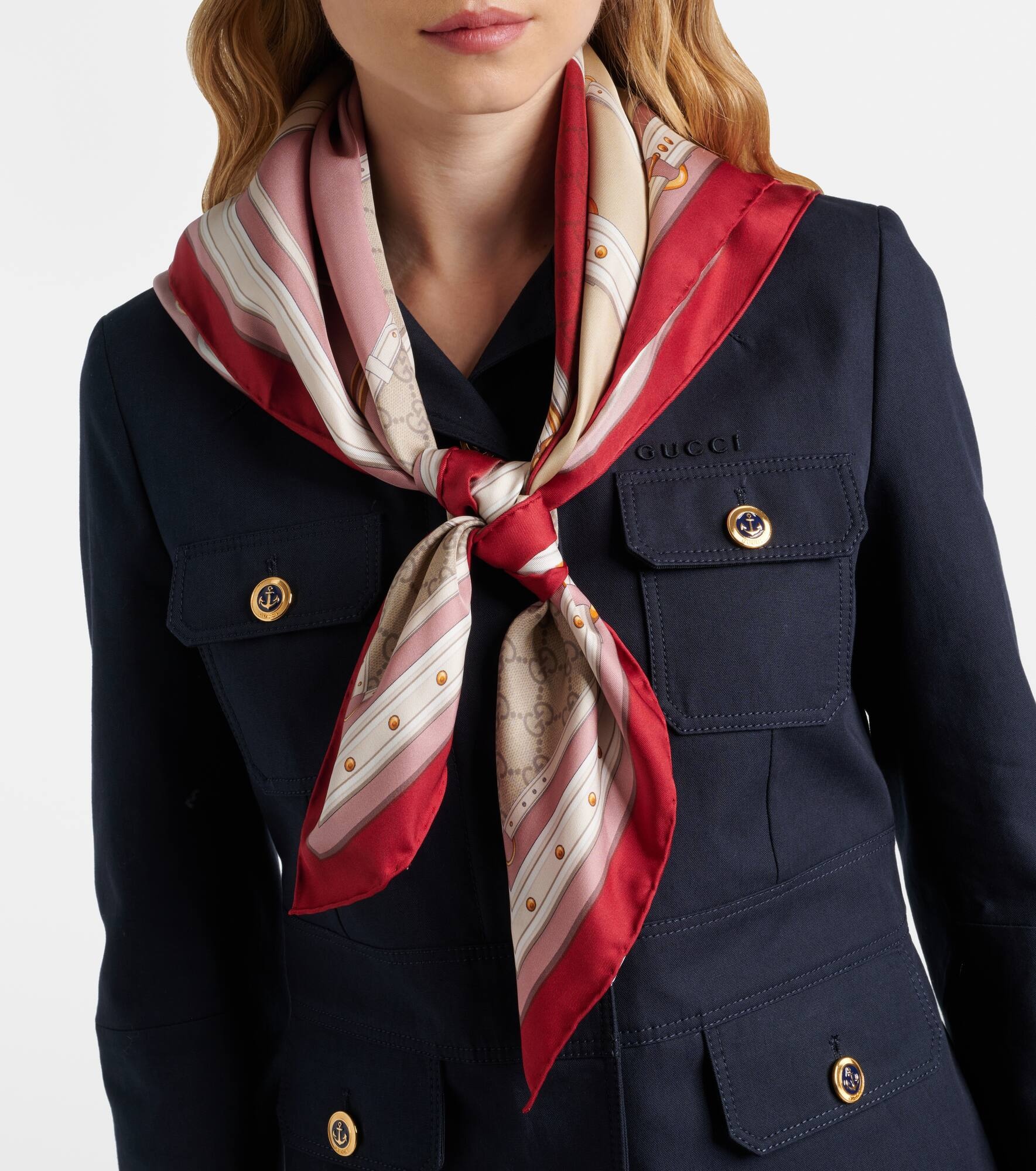 New Majo silk twill scarf - 2