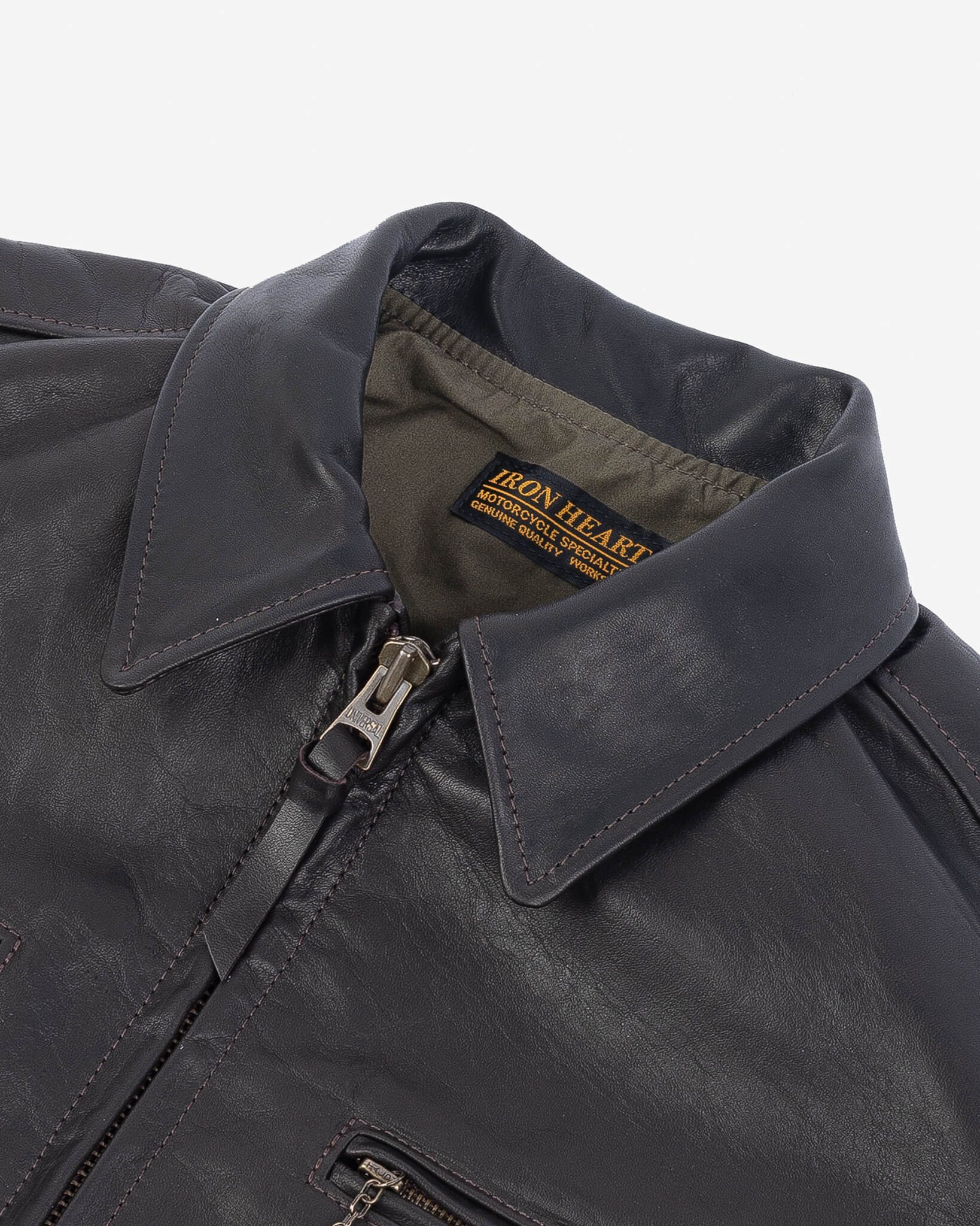 IHSB-WJ Iron Heart x Simmons Bilt Blattwerk Work Jacket - Brown - 6