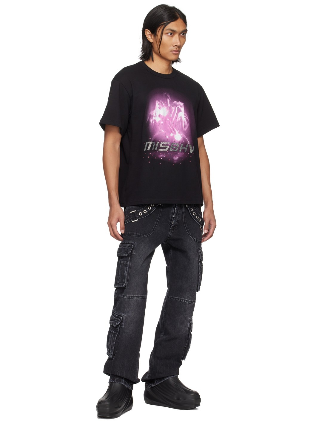 MISBHV Black 2001 T-Shirt ssense REVERSIBLE