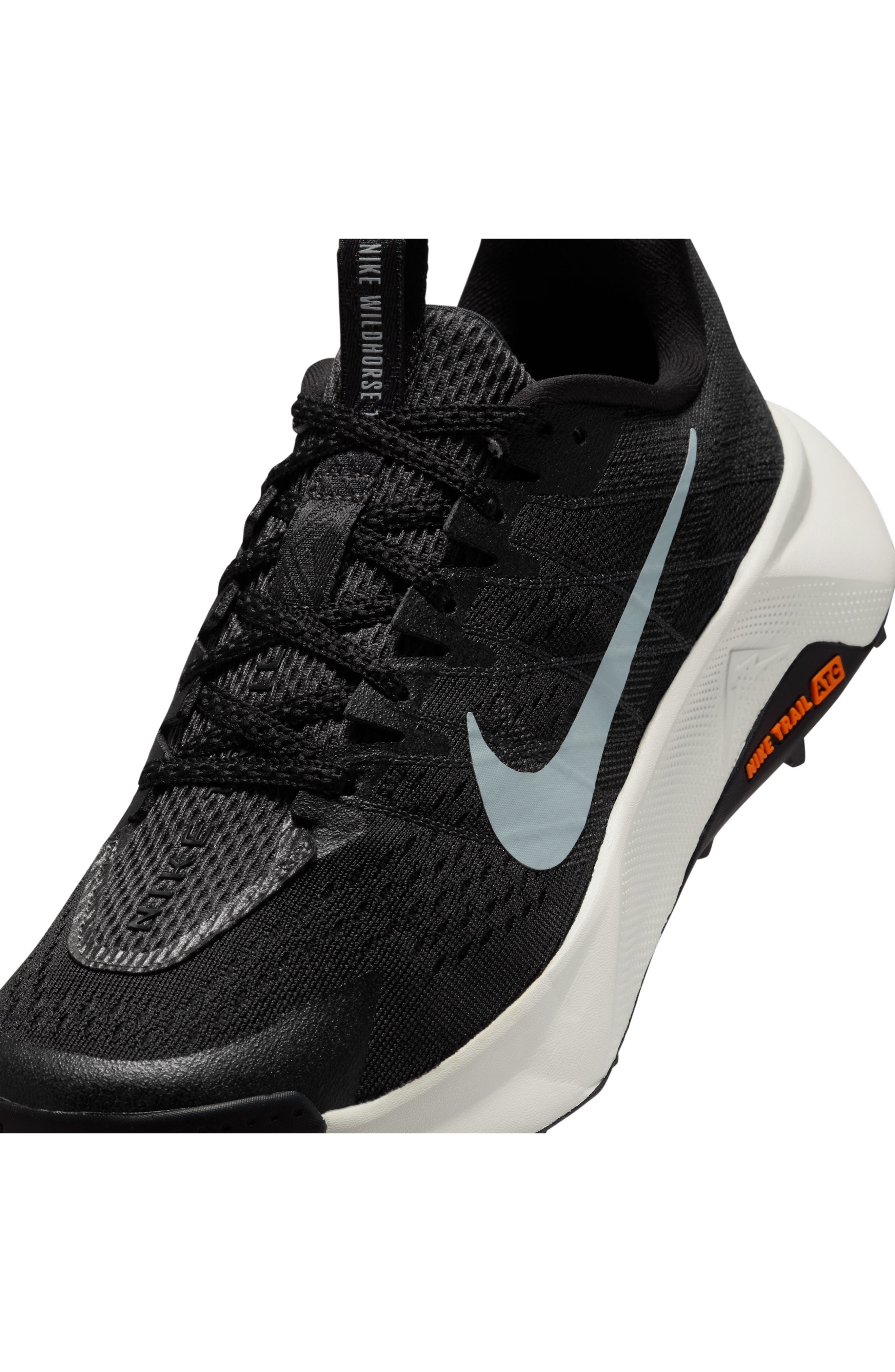 Nike Reactx Wildhorse 12 Trail Running Shoe in 003 Black/wlfgry at Nordstrom - 7