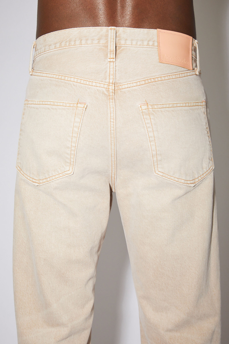 Loose fit jeans - Light beige/brown 7