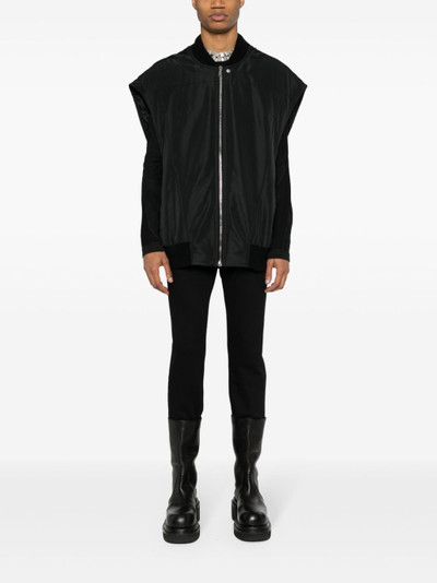 Rick Owens ribbed-collar padded gilet outlook