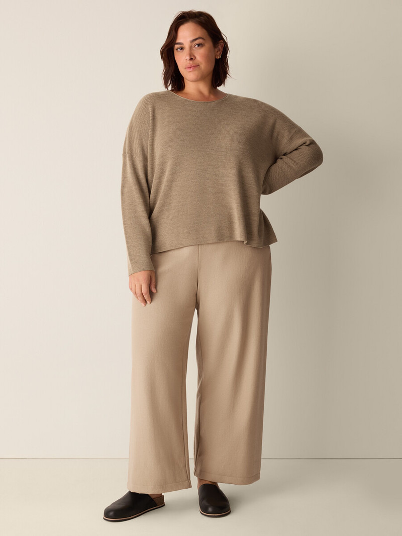 Merino Crew Neck Top in Regenerative Wool 6
