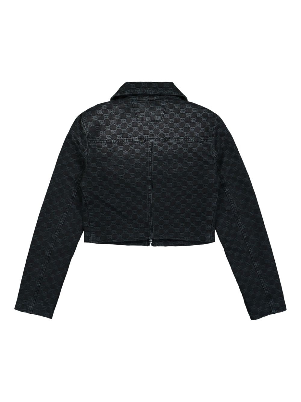 jacquard cropped jacket - 2
