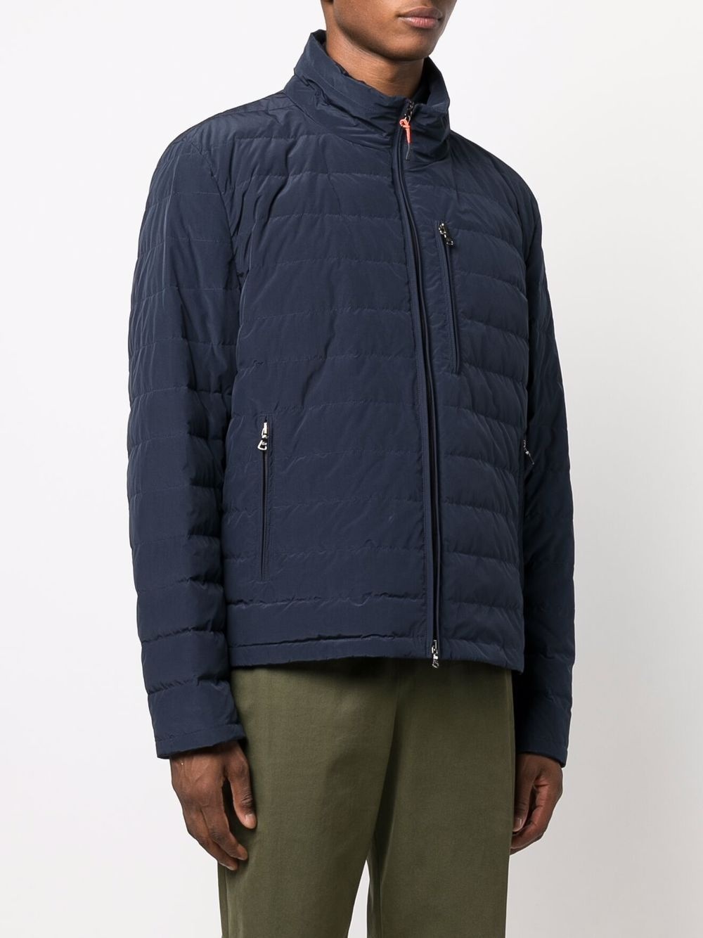 quilted-finish padded jacket - 3