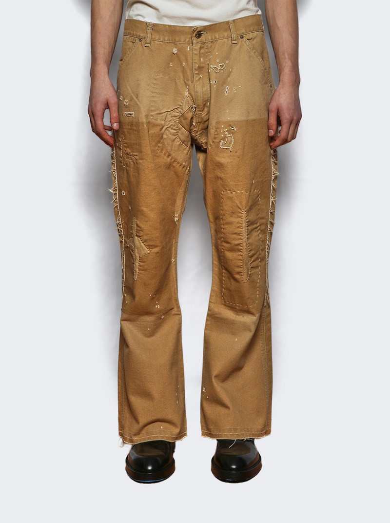 SAINT M×××××× Double Knee Pants Beige outlook