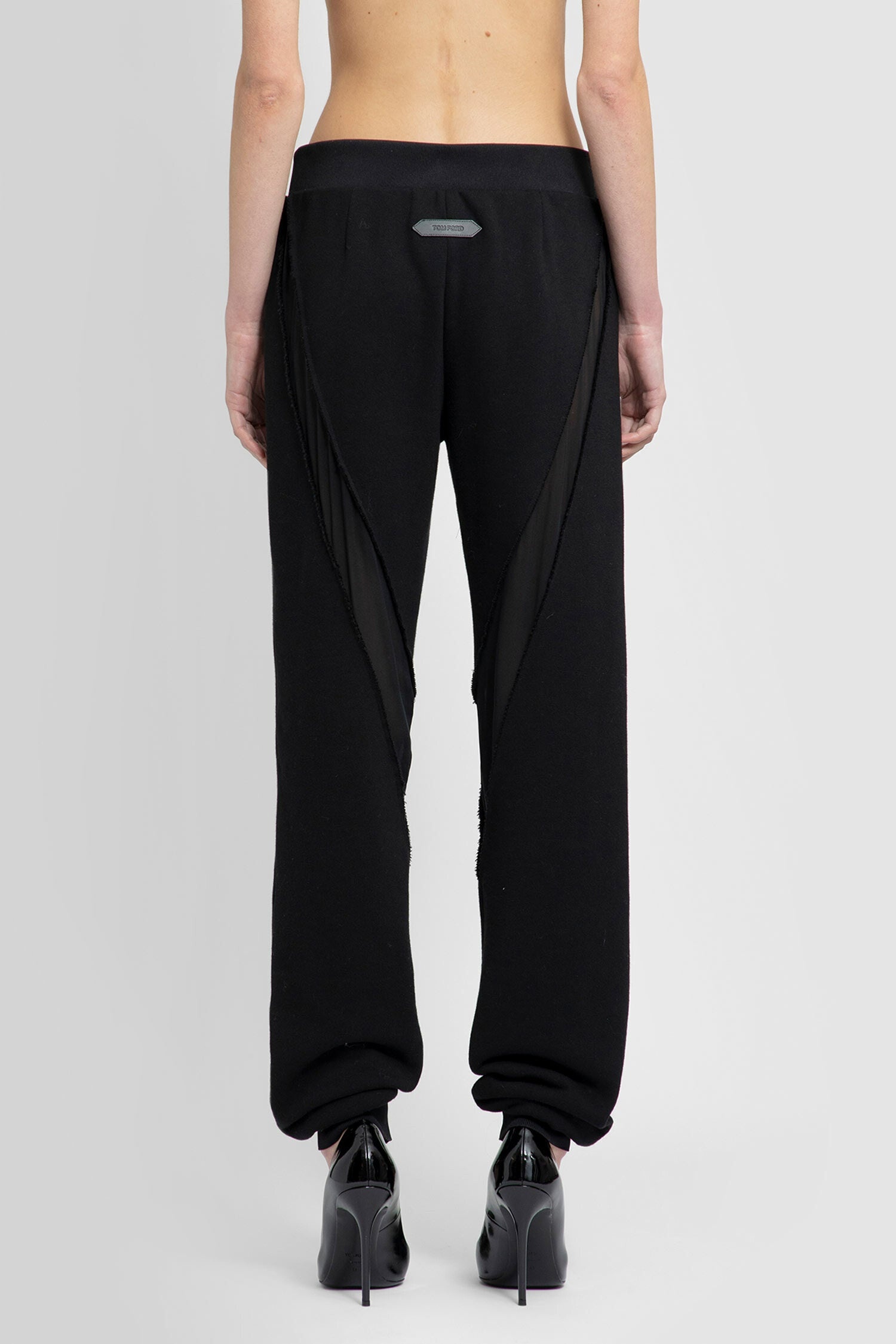 TOM FORD WOMAN BLACK TROUSERS - 4