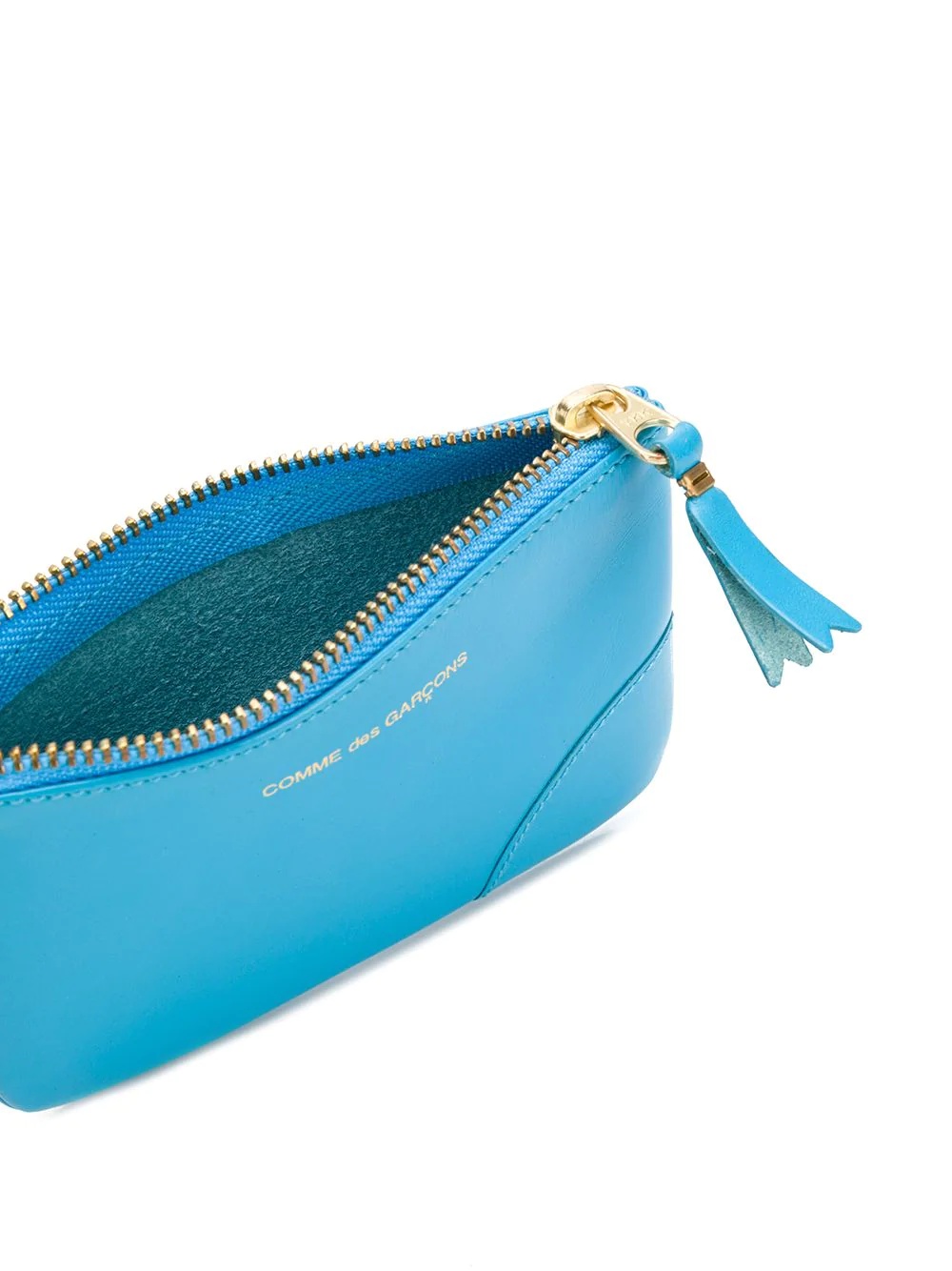 colour-block leather wallet - 3