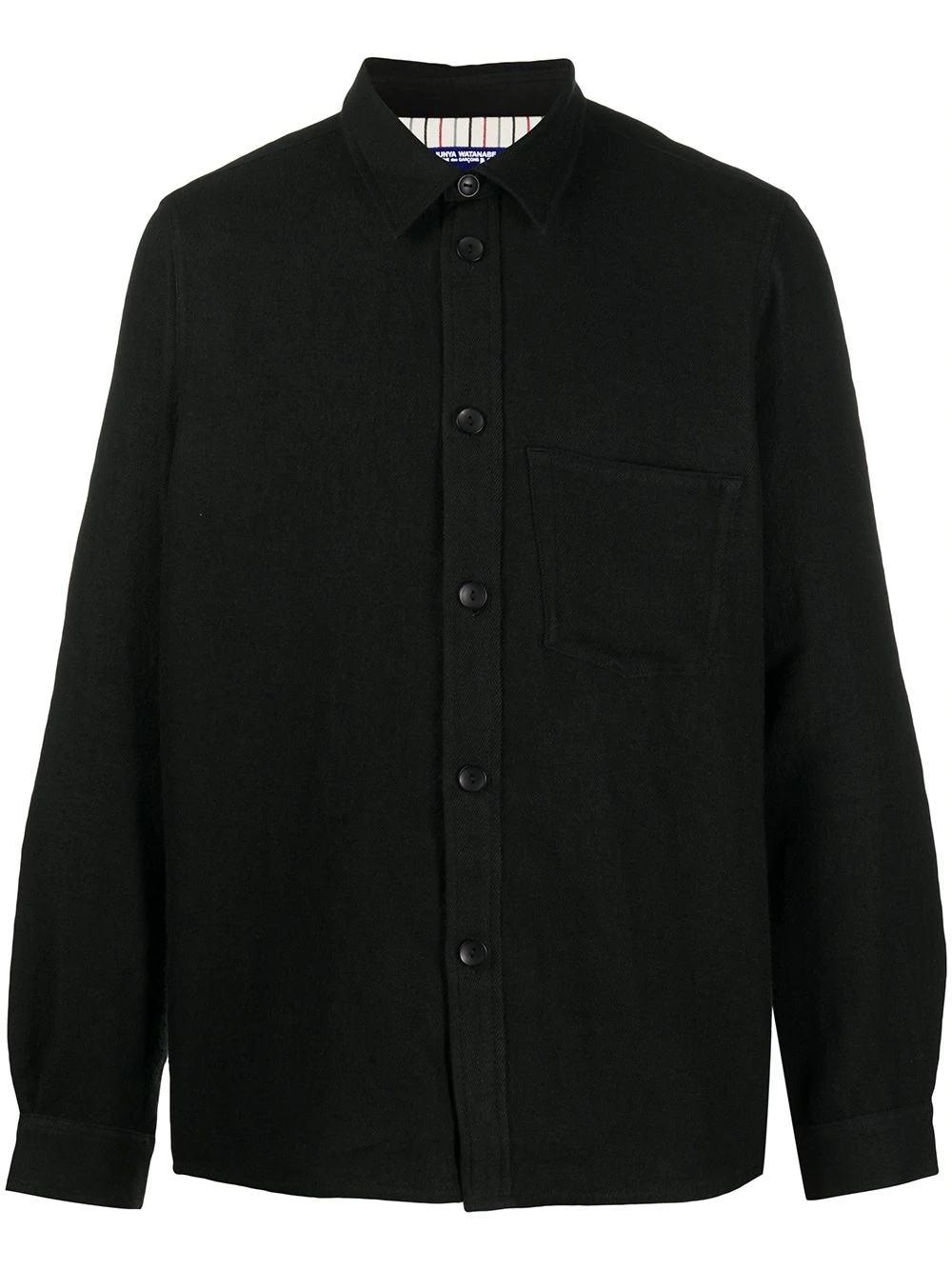 longsleeved wool shirt - 1