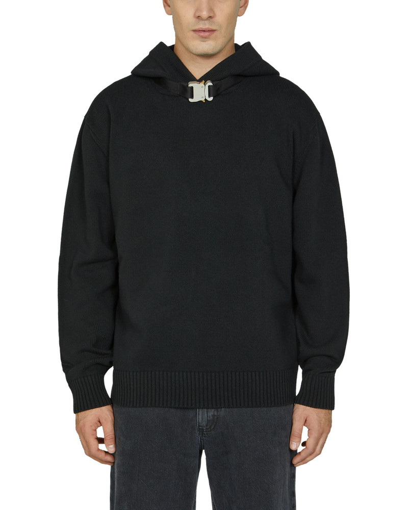 1017 ALYX 9SM BUCKLE COLLAR KNITTED HOODIE outlook