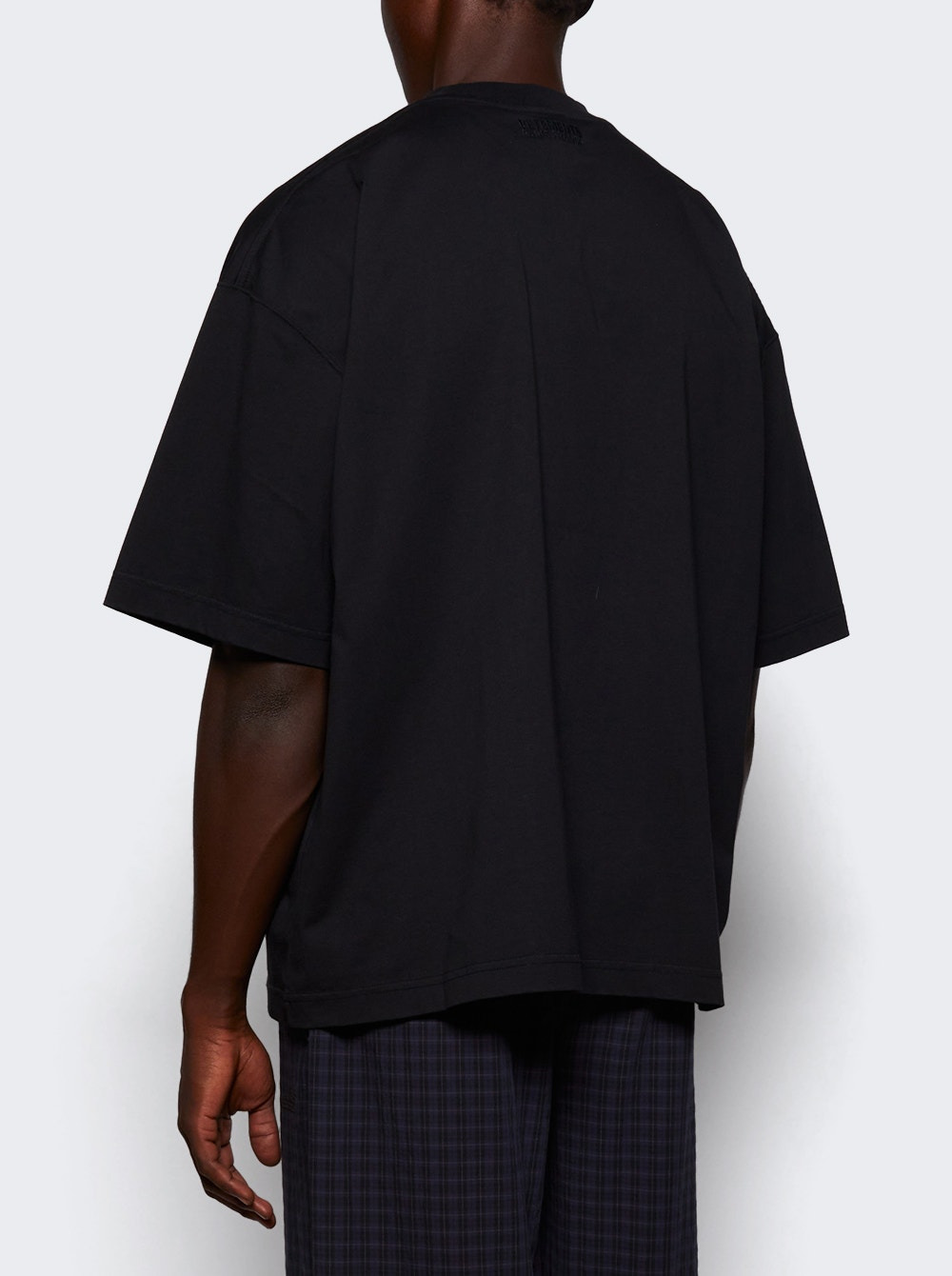 Night In Paris Oversized Tee Washed Black - 4