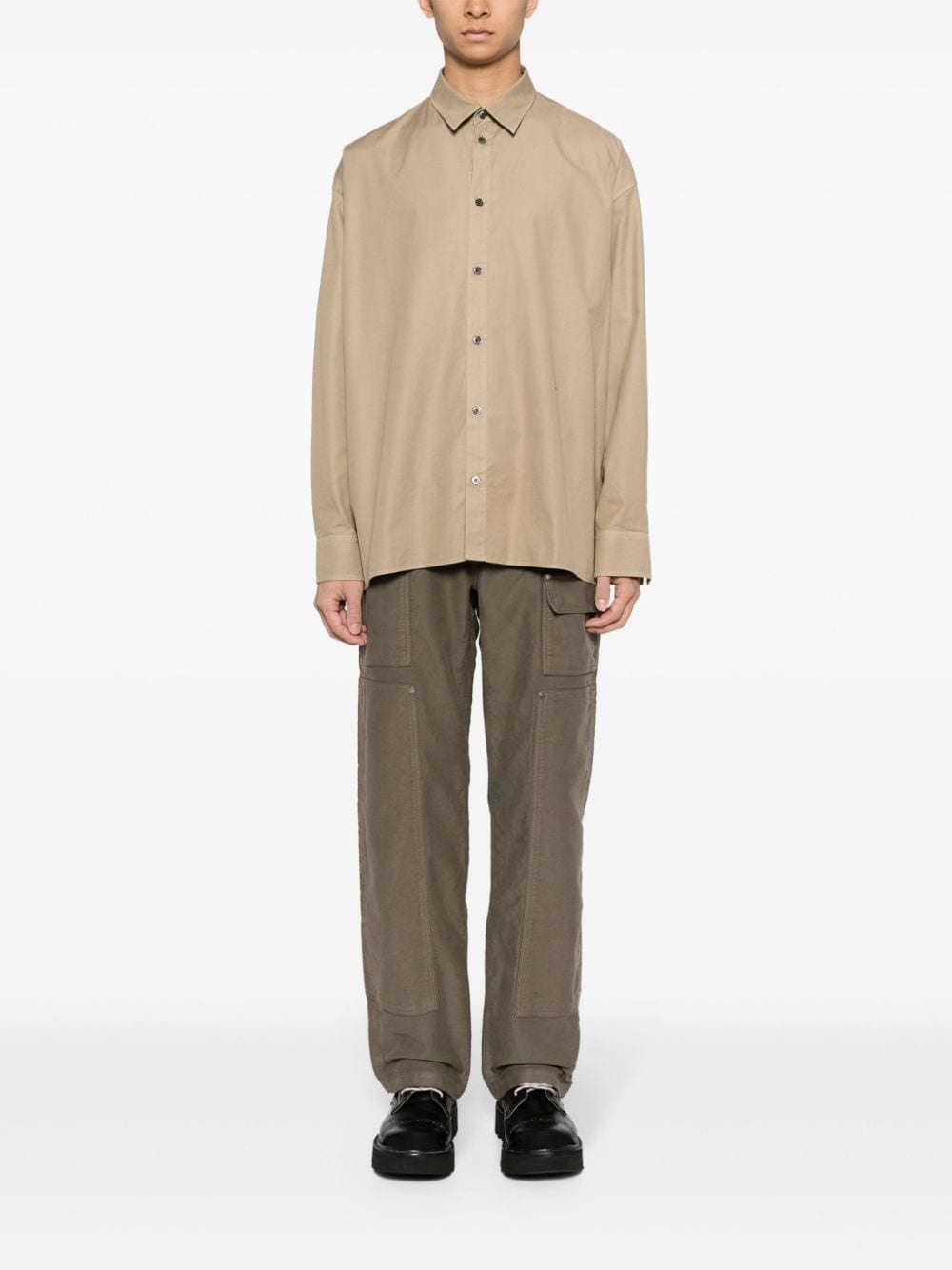 Destroyed Illusion cotton shirt - 2