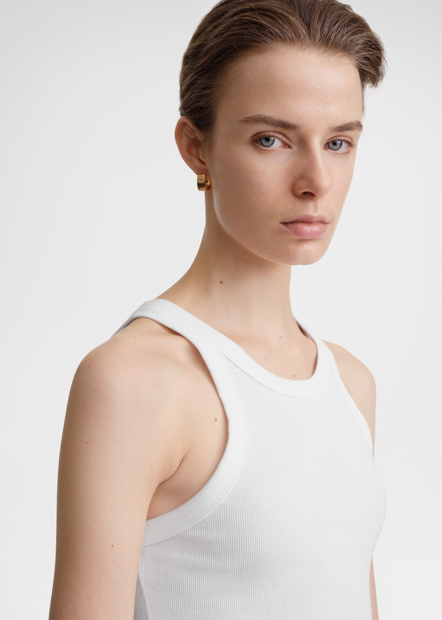 Curved rib tank white - 5