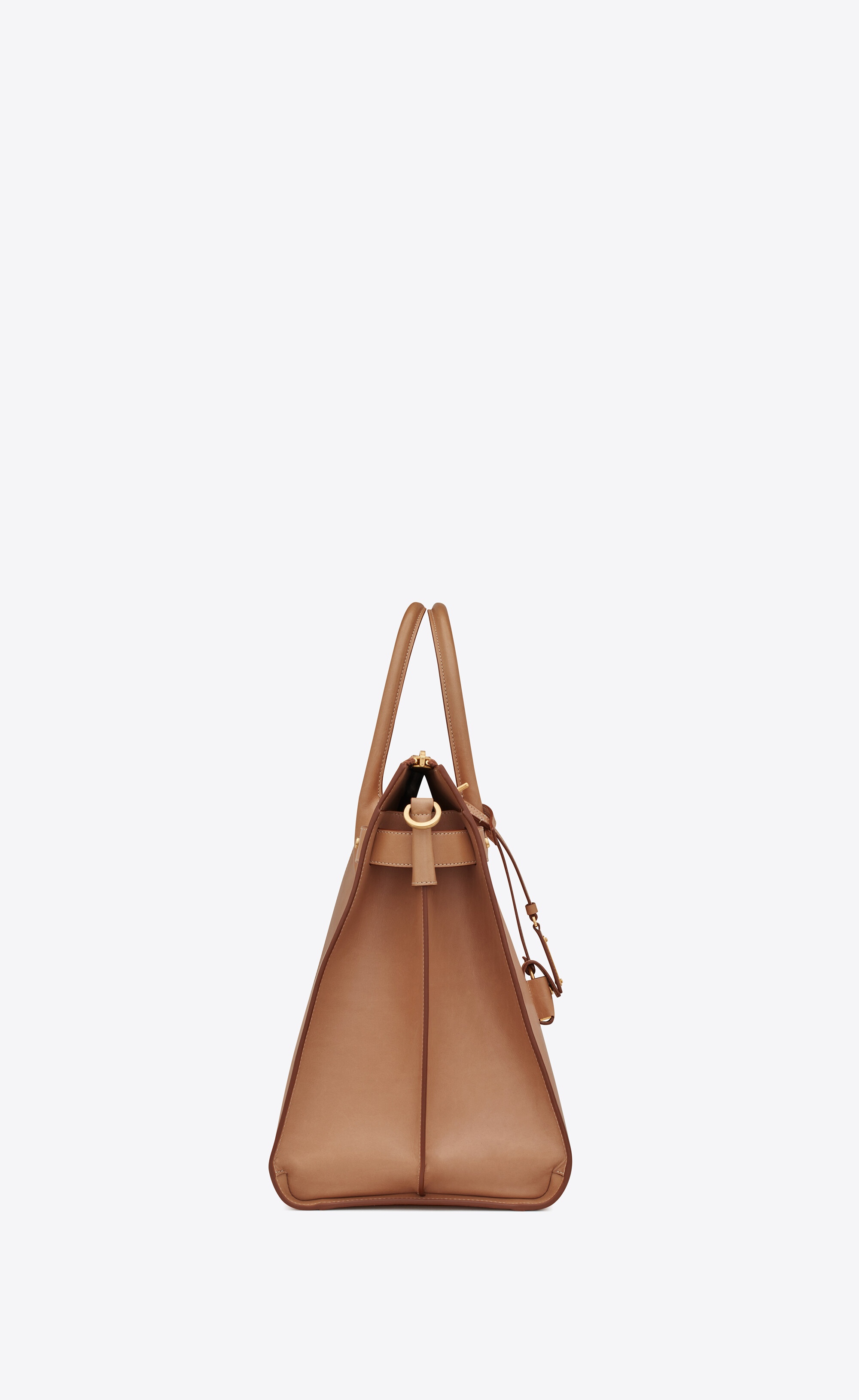 sac de jour 48h duffle bag in vintage vegetable-tanned leather - 3