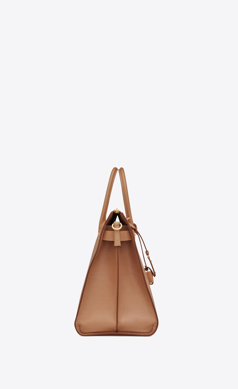 sac de jour 48h duffle bag in vintage vegetable-tanned leather 3