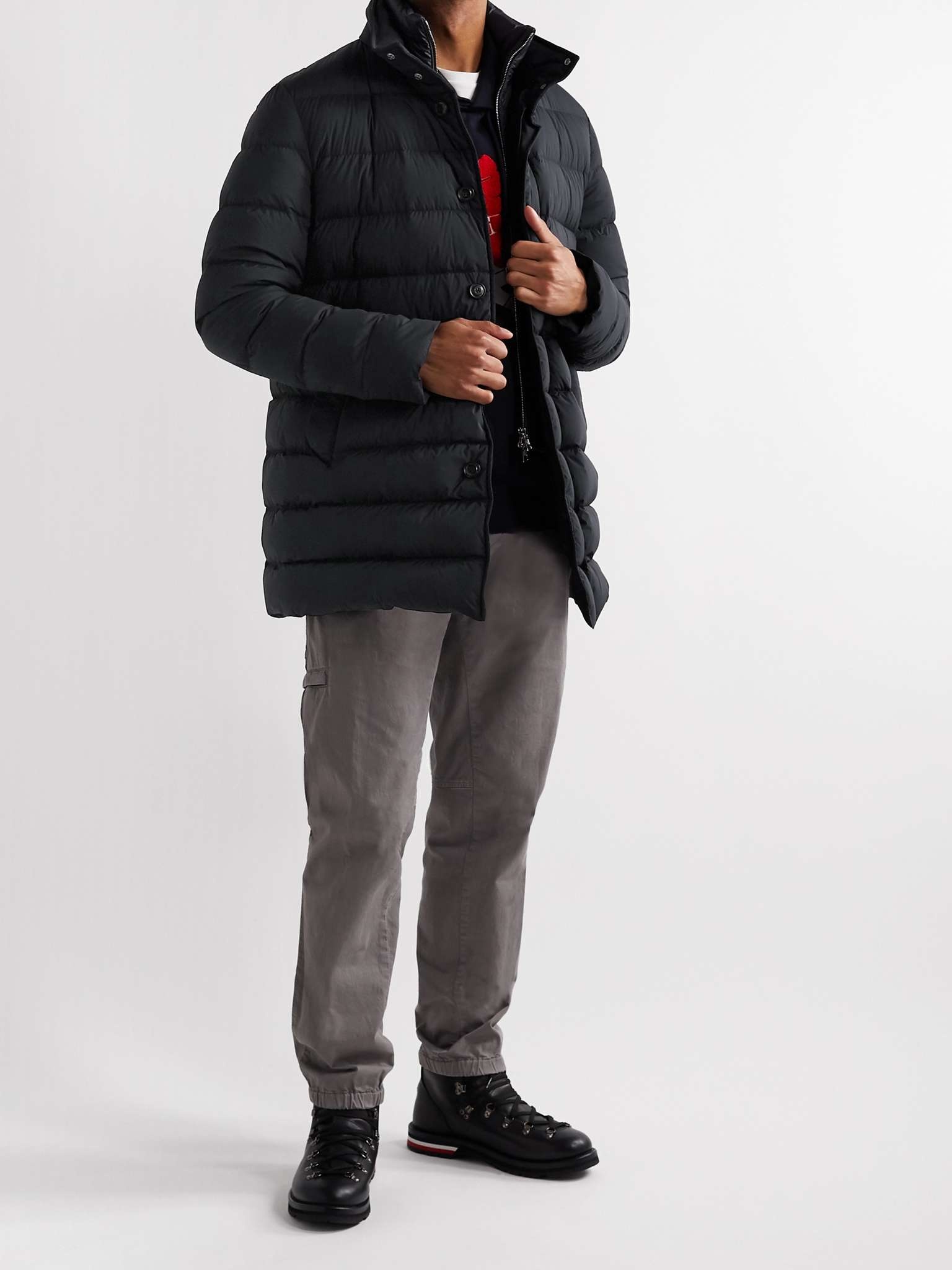 Bornes Slim-Fit Quilted Shell Down Coat - 2