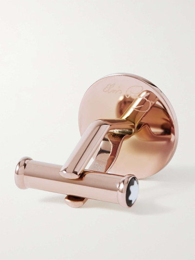 Montblanc Gold-Tone and Enamel Cufflinks outlook