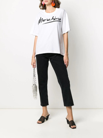 Moschino logo-print T-shirt outlook