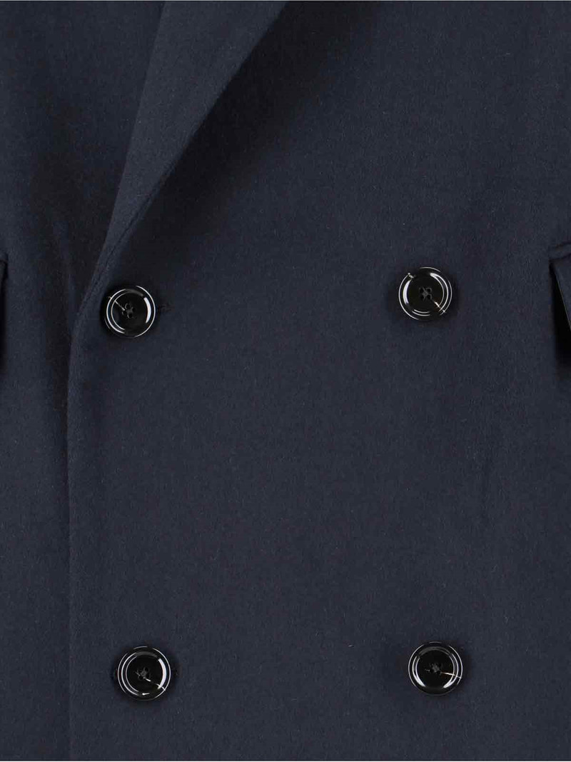 LARDINI DOUBLE-BREASTED VIRGIN WOOL COAT outlook