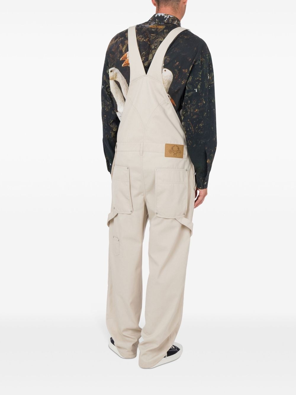 logo-patch jumpsuit - 3