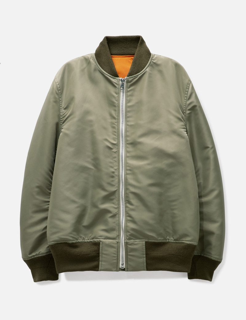 NYLON TWILL WORKWEAR BOMBER JACKET 3