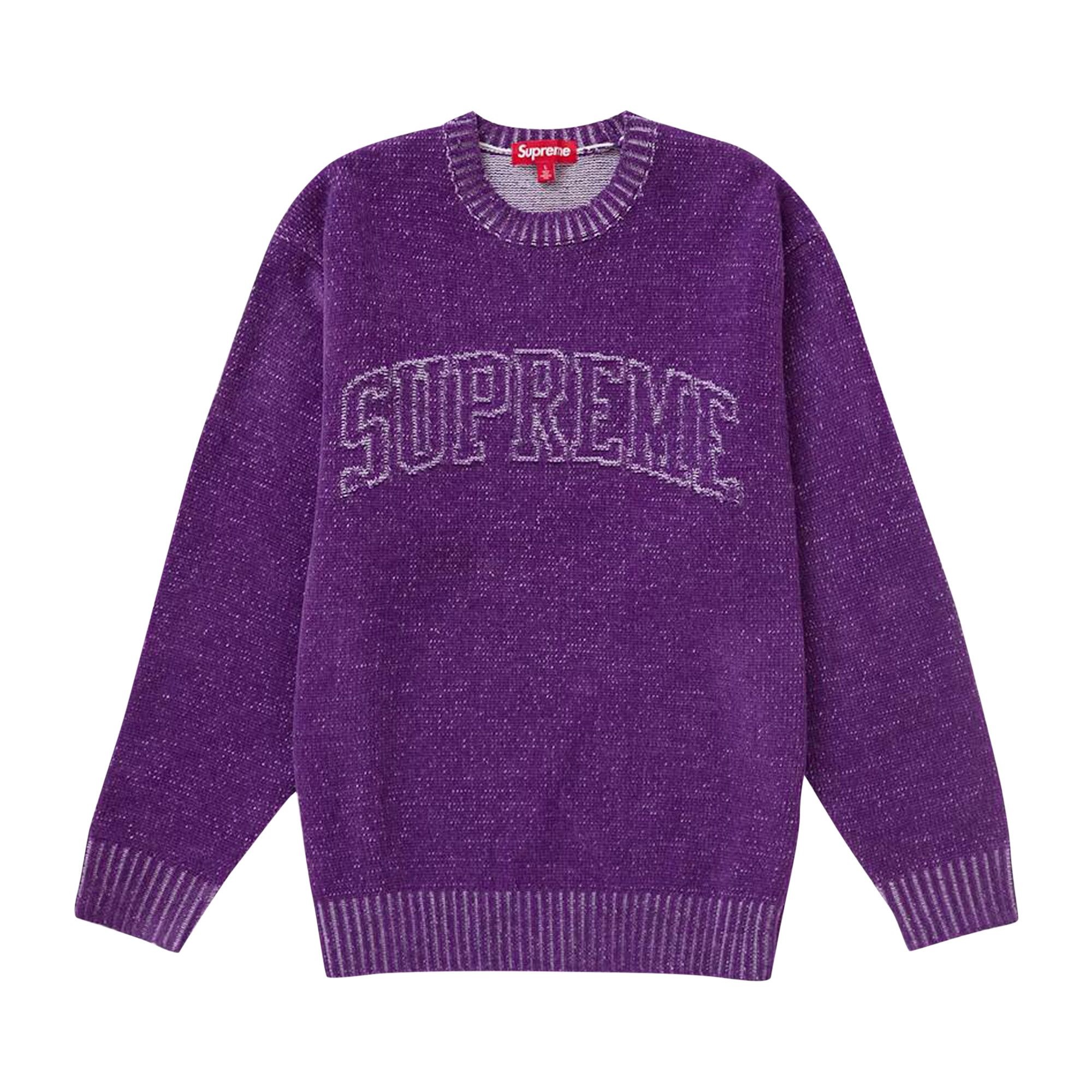 Supreme Contrast Arc Sweater 'Purple' - 1