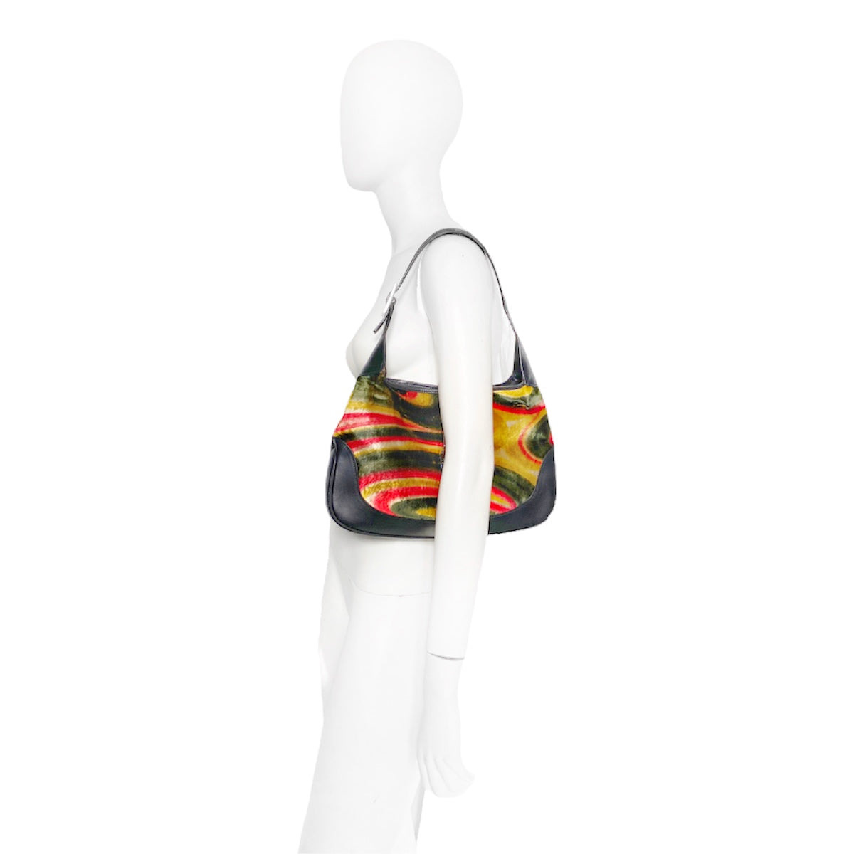 GUCCI Gucci Fall 1999 Iconic Tom Ford Psychedelic Print Velvet