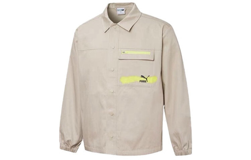 PUMA PUMA Logo Printing Loose Woven lapel Jacket 536089-64 outlook