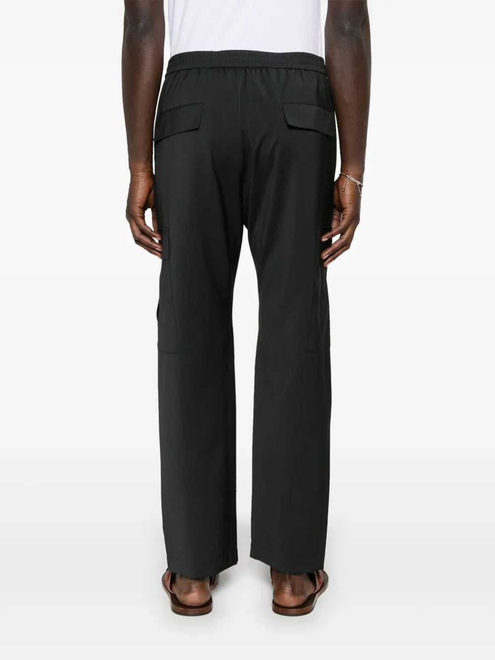 VIRGIN-WOOL TRACK TROUSERS - 4