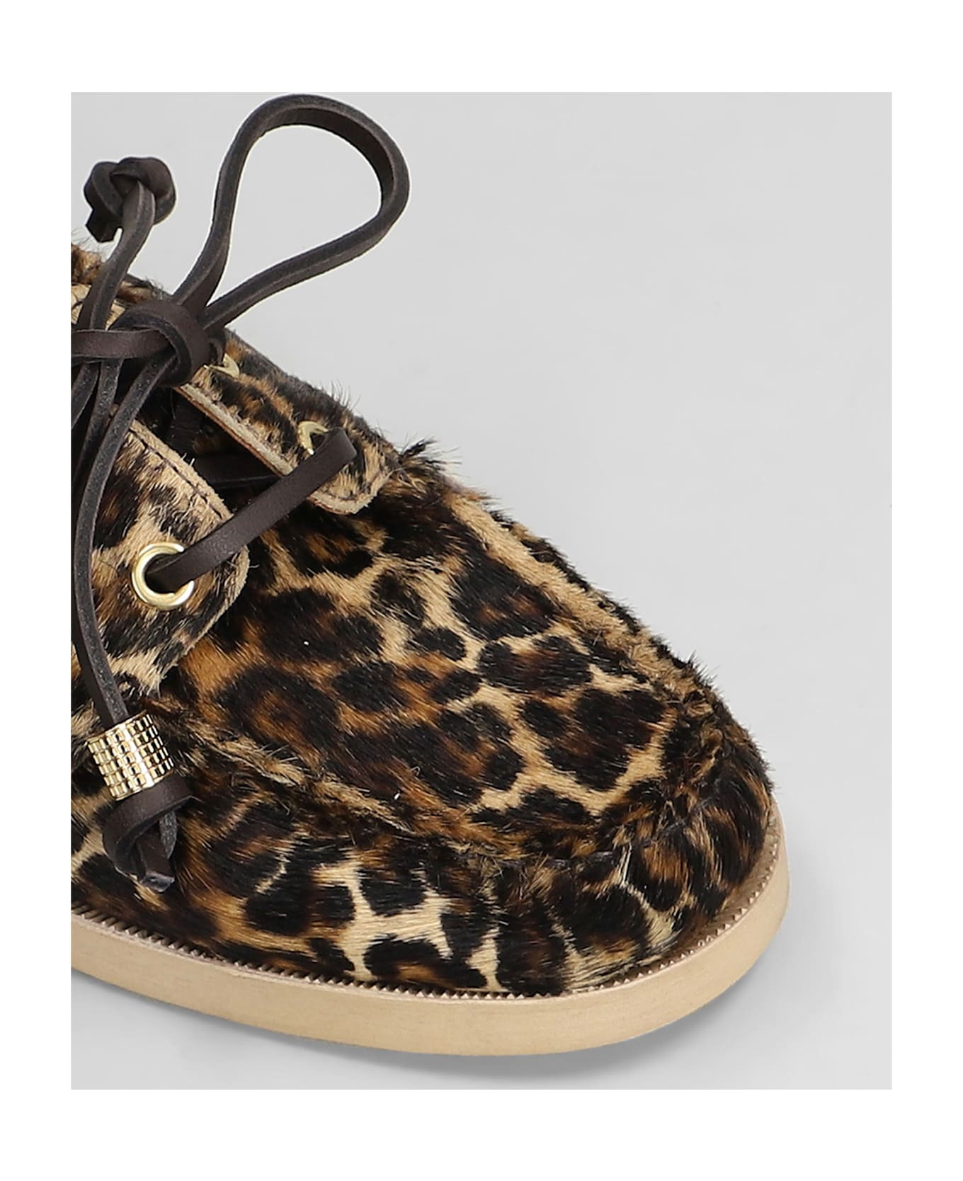 Boat Loafers In Animalier Pony Skin - 5