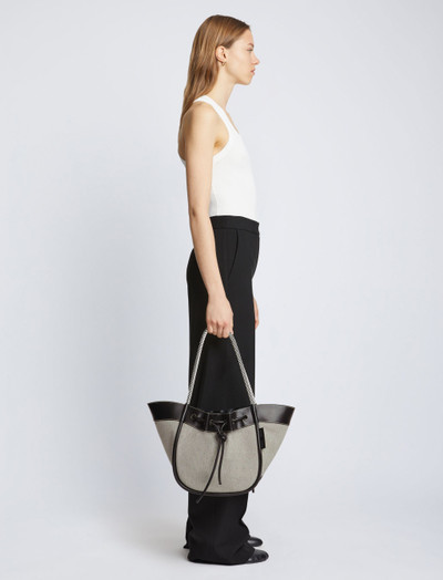 Proenza Schouler Canvas Ruched Tote outlook