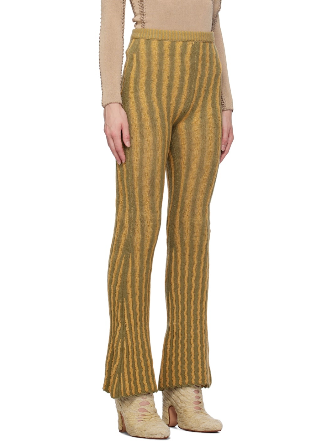 SSENSE Exclusive Green & Orange Lounge Pants - 2