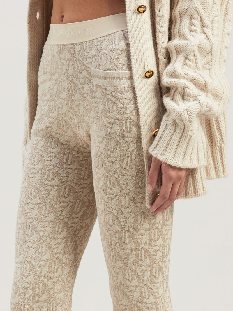 Monogram Jaquard Knit Pants 6