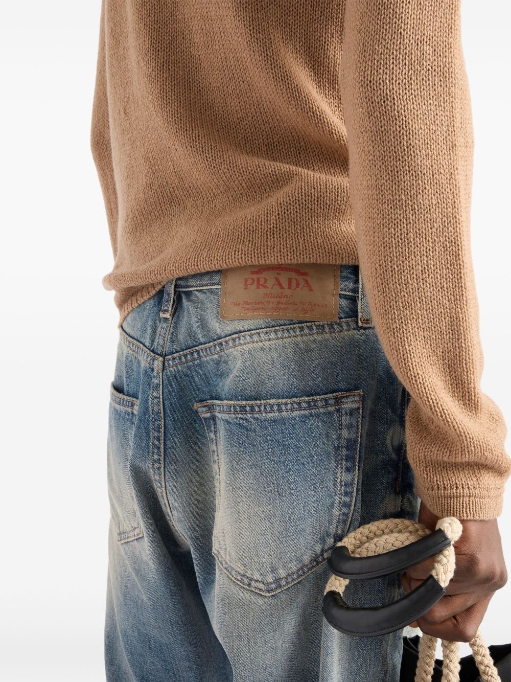 denim bermuda shorts - 5