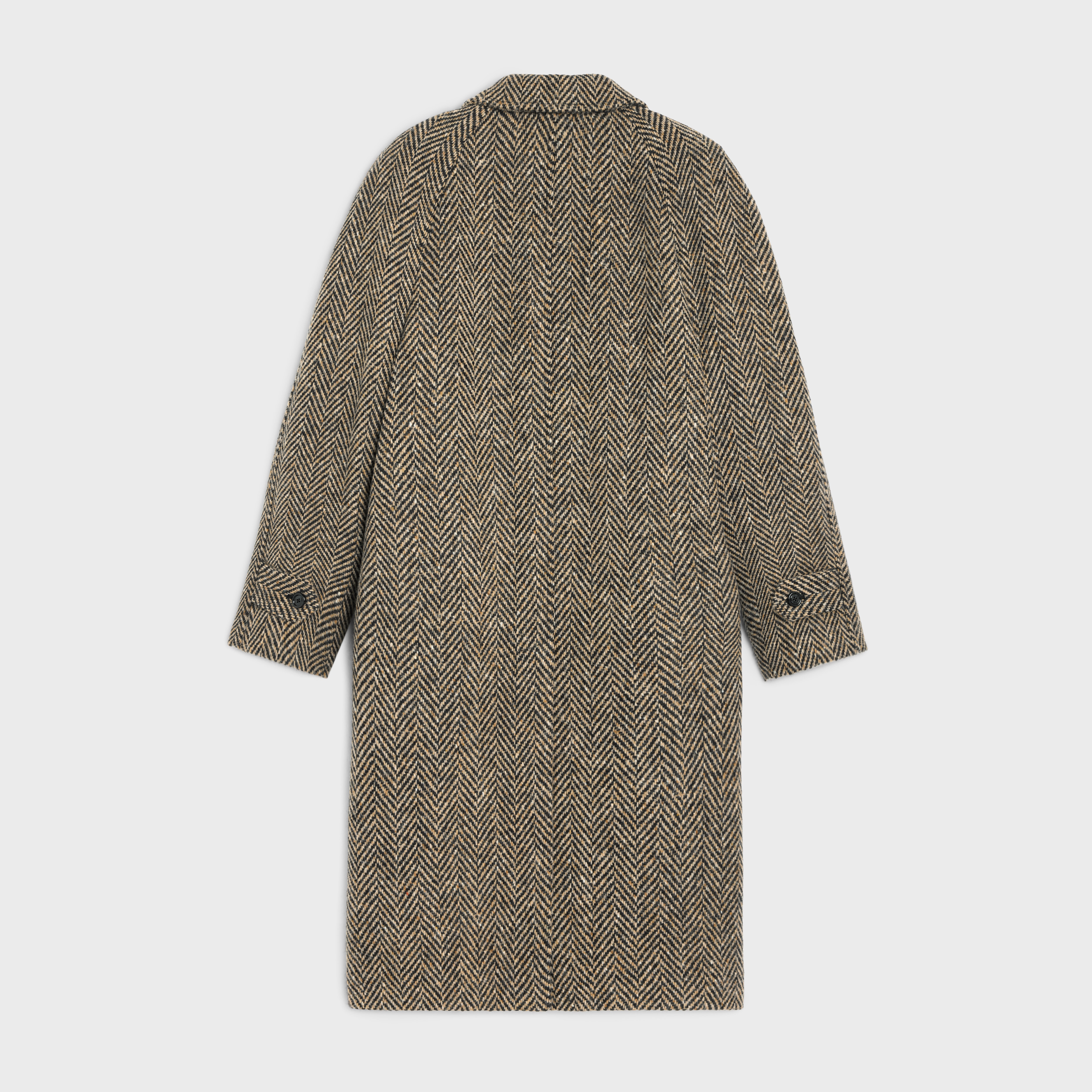 mac coat in herringbone tweed - 2